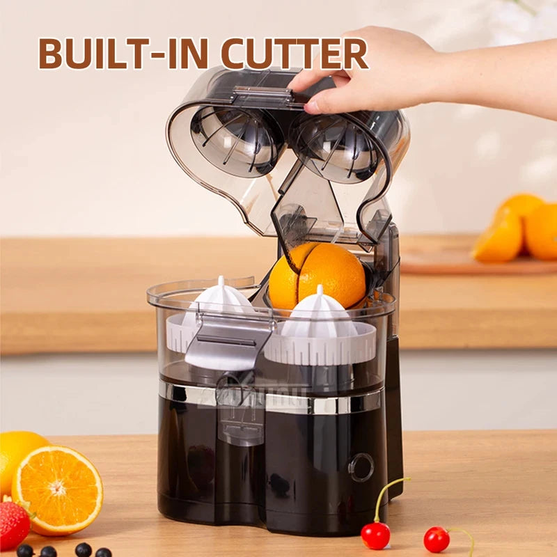 Double-head Electric Juicer Food Blender Automatic Slag Juice Separation Household Juice Squeezer Mixer