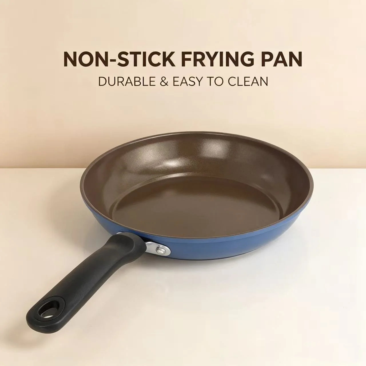 9.45 Inch Non-Stick Frying Pan, 24cm Kitchen Skillet for Steak, Eggs and Pancakes, Compatible with Induction & Gas Stove