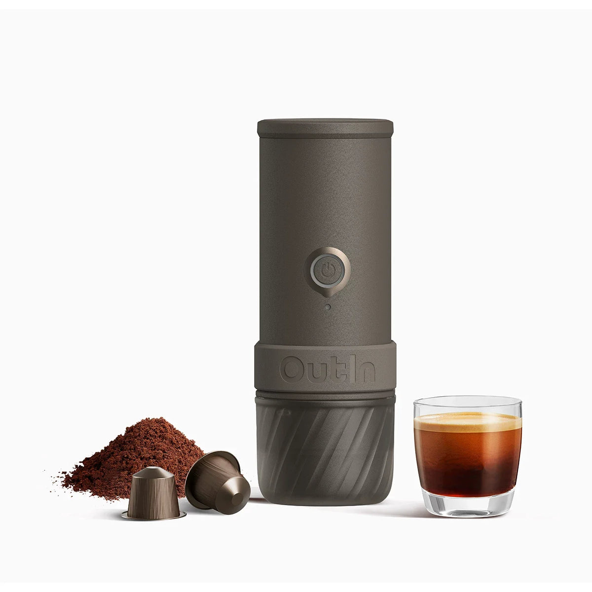 Outin Mino Portable Electric Coffee Maker Small Espresso Extraction Machine For Capsule Coffee Outdoor Travel Home Use
