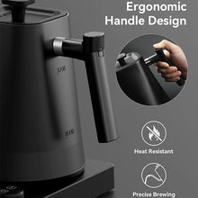 110V/220V Gooseneck Electric Kettle 1.0L Hand Brew Coffee Pot Smart Temperature Control Pot 1200W Rapid Heating Kettle Teapot