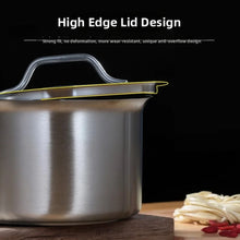Stainless Steel Milk Pot 16 18 20 22 24cm with Lid Sauce Pan for Gas Electric Induction Stove Boiling Simmering Use