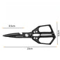 Japanese Kitchen Scissors Household Black Titanium Stainless Steel Multi-functional Scissors for Chicken Bones and Fish Killing