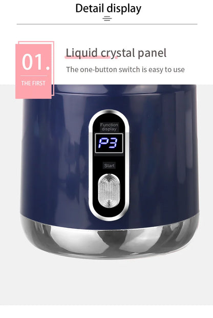 Extractor Fully Automatic Fruit Household Juicer Portable Juice Machine Residue Separation Bidirectional Spiral Fruit Juicer Cup