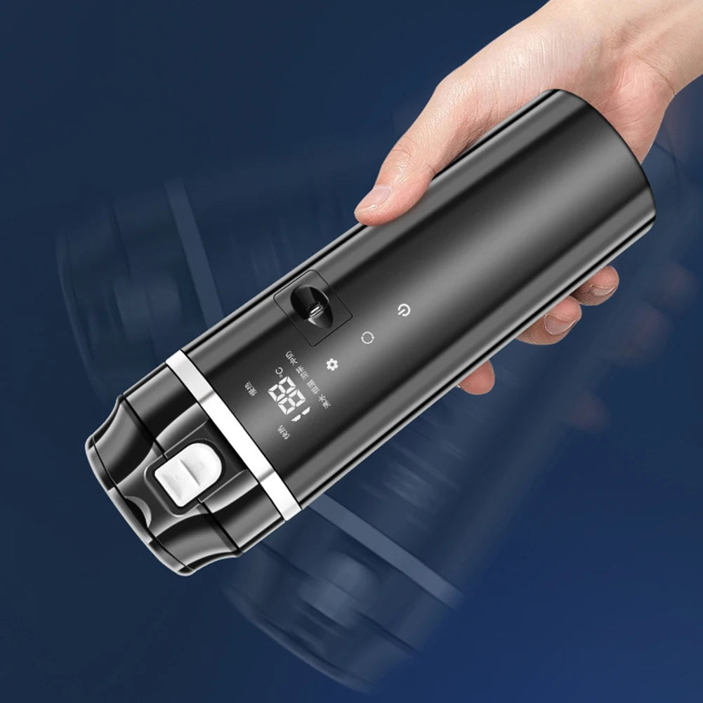 12V/24V Car Heating Cup Smart Temperature Control Electric Kettle Stainless Steel Car Heated Smart Mug 500ML Water Warmer Bottle