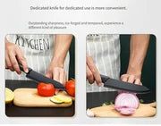Fruit knife, kitchen knife, household small knife, sharp stainless steel chef's knife for cutting vegetables, meat, and slicing.