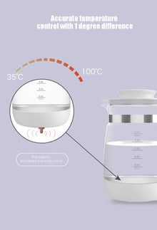 1.2L Electric Water Kettle Infant Thermostatic Milk Regulator Baby Kettle Keep Warm 24 Hours Smart Insulation Pot Milk Warmer