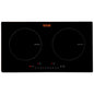 SucceBuy 2 Burners Electric Induction Cooktop Stove Hob Built-in Burner Cooker Sensor Touch Control Magnetic Cooker Hot Plate