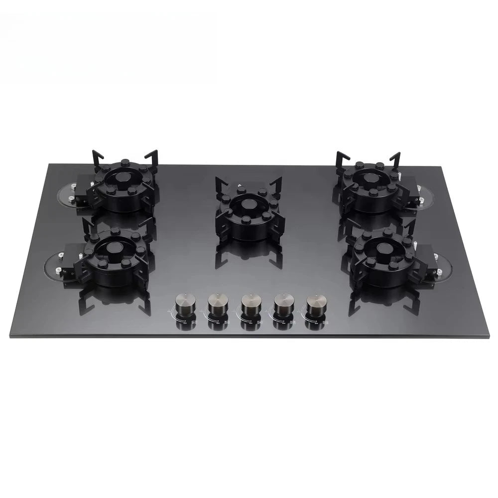 Kitchen Built in Multi 5 Five Burners Gas Gas Cooktops Stove Plate Cooker Hob Gas Stove 5 burner Heater for Household