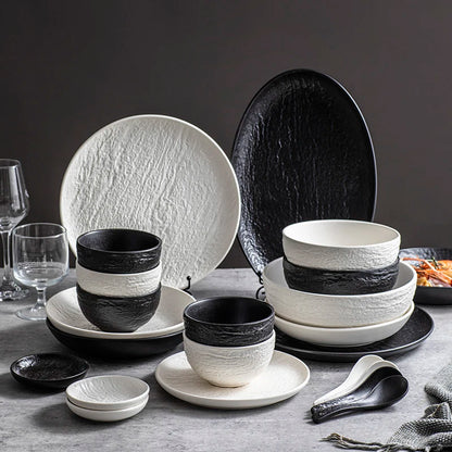 CiHui LIFE Premium Dishes New Tableware Set Household Ceramic Bowl Set Light Luxury 2023