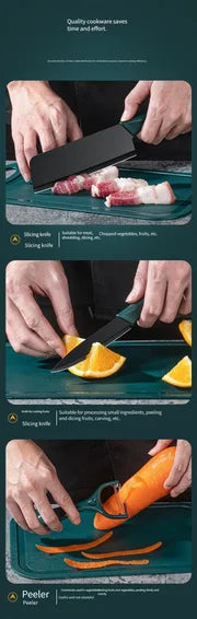 Fruit knife, kitchen knife, household small knife, sharp stainless steel chef's knife for cutting vegetables, meat, and slicing.