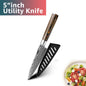 Kitchen Knife Set Professional Chef Knife 7CR17 Germany Stainless Steel Damascus Laser Meat Cleaver Slicing Santoku Cutter Tools