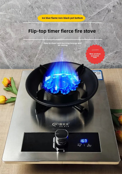 Household is very beautiful wife flip single stove gas  embedded natural gas liquefied gas single eye stove