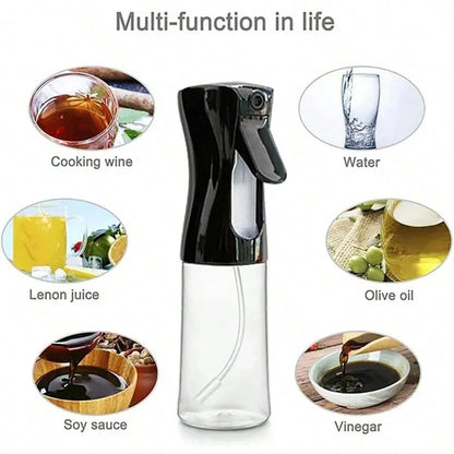1Pc Air Pressure Oil Sprayer Bottle Kitchen Oil Control Bottle Bbq Olive Oil Sprayer,Clear Oil Spray Bottle