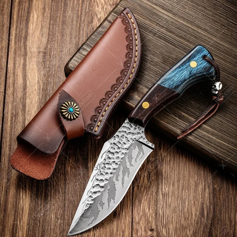WXCOO Kitchen Boning Knife Butcher's Cutting Knife Slicing Meat Cleaver Full Tang Handmade Forged Knife Kitchen Accessories