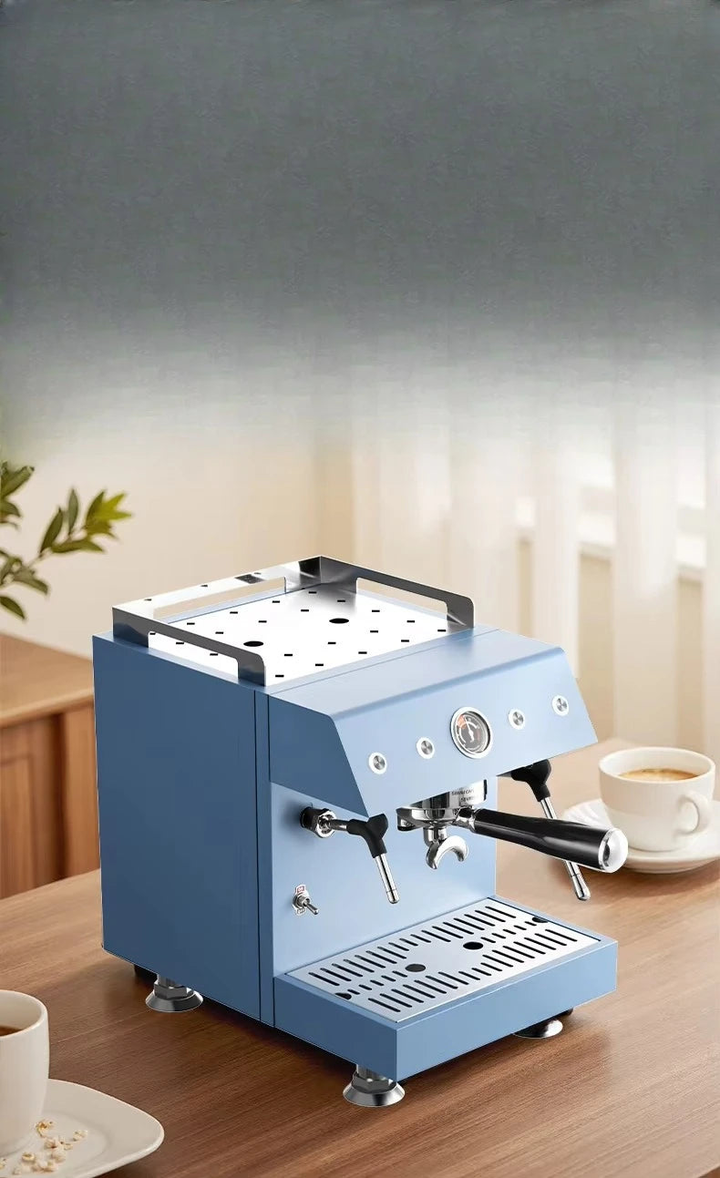 -For Electric Stainless Steel Eco-Friendly Espresso Coffee Maker 20 Bars High Pressure Pump Single Brewing Grinder*