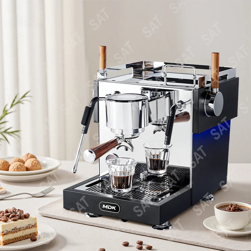 -For MC-11T Electric Stainless Steel Semi-Automatic Cappuccino Espresso Coffee Maker 12 Bar Pressure Hotel RV Outdoor Household*