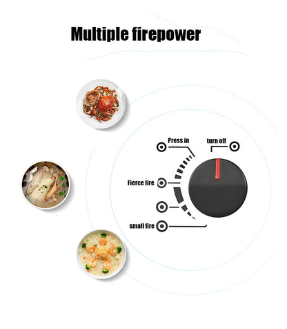 2025 419D 7.0KW Stainless Steel Double-head Fierce Stove /Household  Embedded Dual-Purpose Natural Liquefied Gas Stove