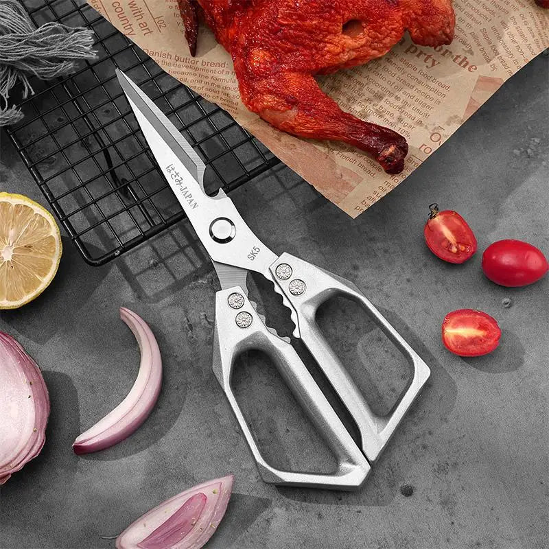 New Multi-functional Heavy-Duty Kitchen High-hardness High Sharp Scissors Stainless Steel Scissors For Cutting Chicken,Fish,Duck