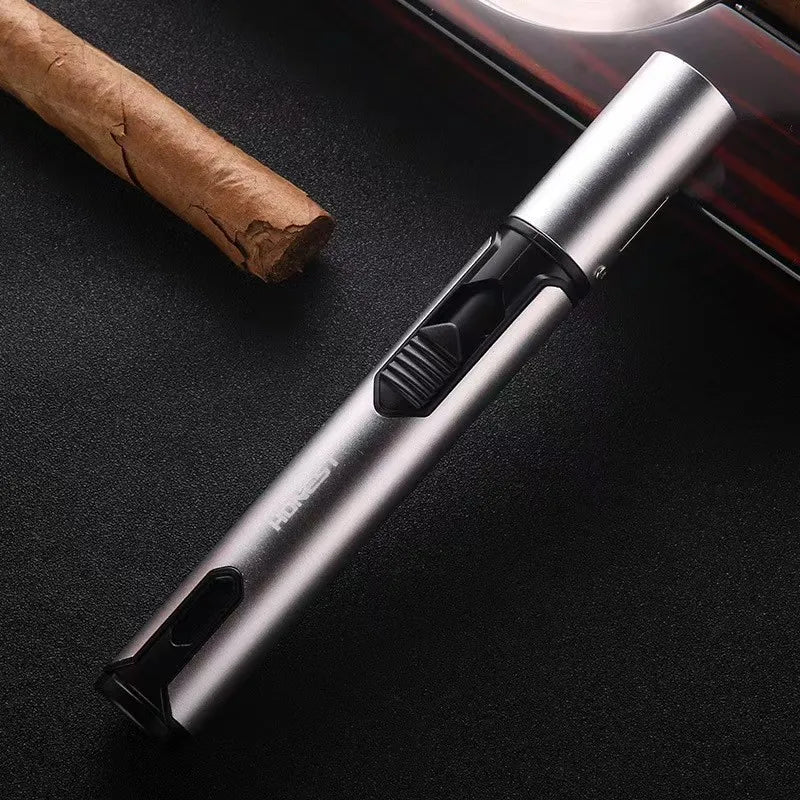 New HONEST Turbo Jet Blue Flame Lighter Spray Gun Kitchen Cooking Smoking Accessories Windproof BBQ Welding Cigarette Lighter