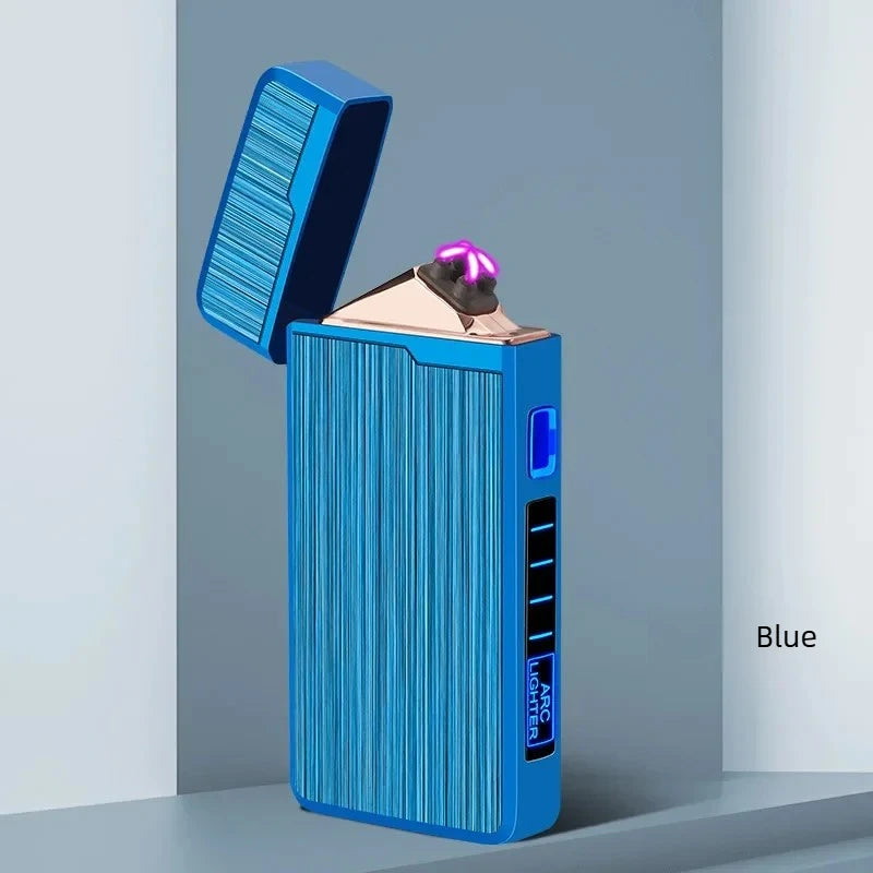 Plasma Dual ARC Touch Sensitive Lighter USB Rechargeable Windproof Flameless Lighter Gift for Men