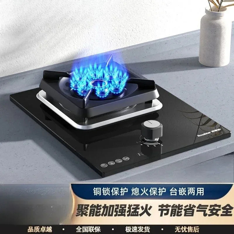 【hot item】Single Stove Household Desktop Gas Stove For Liquefied Natural Gas Embedded Single Eye Stove