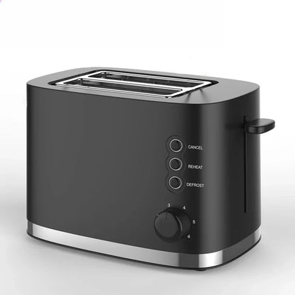 110V/220V Electric Toaster Automatic Bread Baking Machine Stainless steel Household Breakfast Toast Oven Sandwich Grill 2 Slice