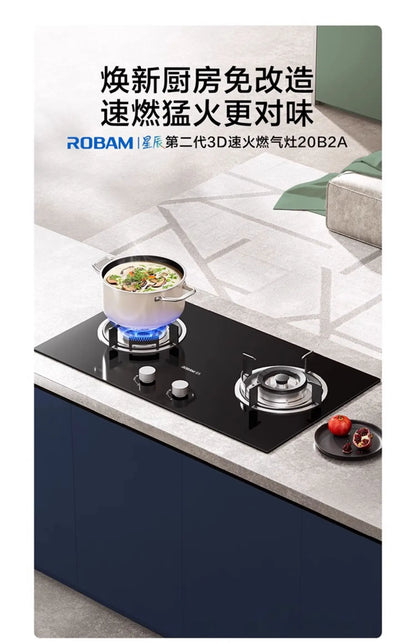 Boss Xingchen series 20B2A natural gas stove household double stove fire liquefied gas stove