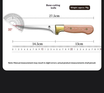 Professional threepiece butcher knife set Kitchen knives for beef pork and lamb with deboning cutting and multipurpose functions
