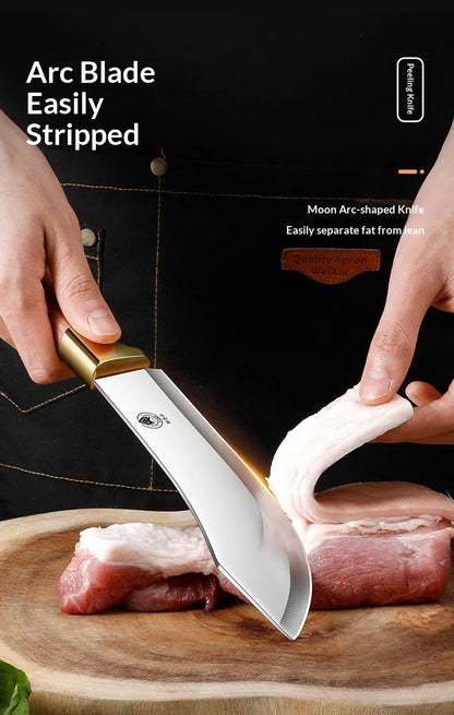 Professional threepiece butcher knife set Kitchen knives for beef pork and lamb with deboning cutting and multipurpose functions