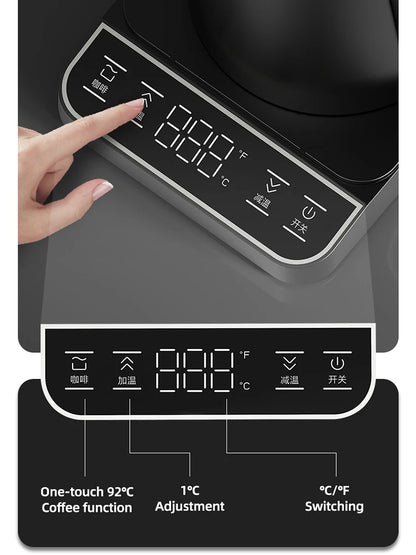 110V/220V Electric Kettle Gooseneck Jug Hand brew Coffee Pot Thermo Pot Temperature-Control Heating Water Bottle Smart Teapot