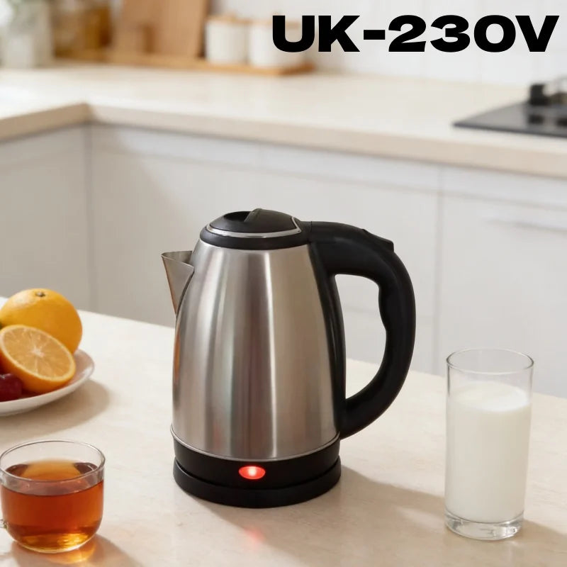 2.0L Smart Kettles Large Capacity Electric Kettle 304 Stainless Steel Durable Portable Water Boiler Pot Fast Boil Quickly Kettle