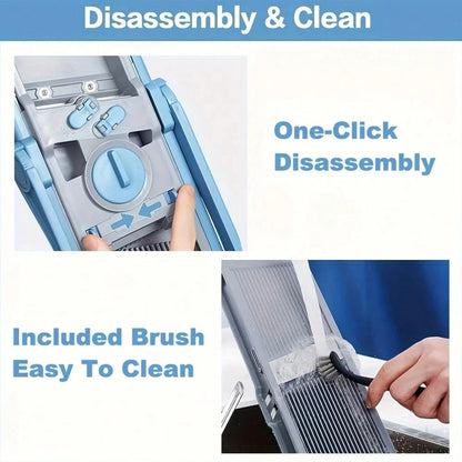Multifunctional Vegetable Slicer And Dicer, 3-In-1 For Shredding/Slicing/Dicing, With Hidden Blade Safety Design, Easy To Clean And Machine Washable, A Must-Have Tool For Home Chefs, Greatly Improving Prep Efficiency And Redu