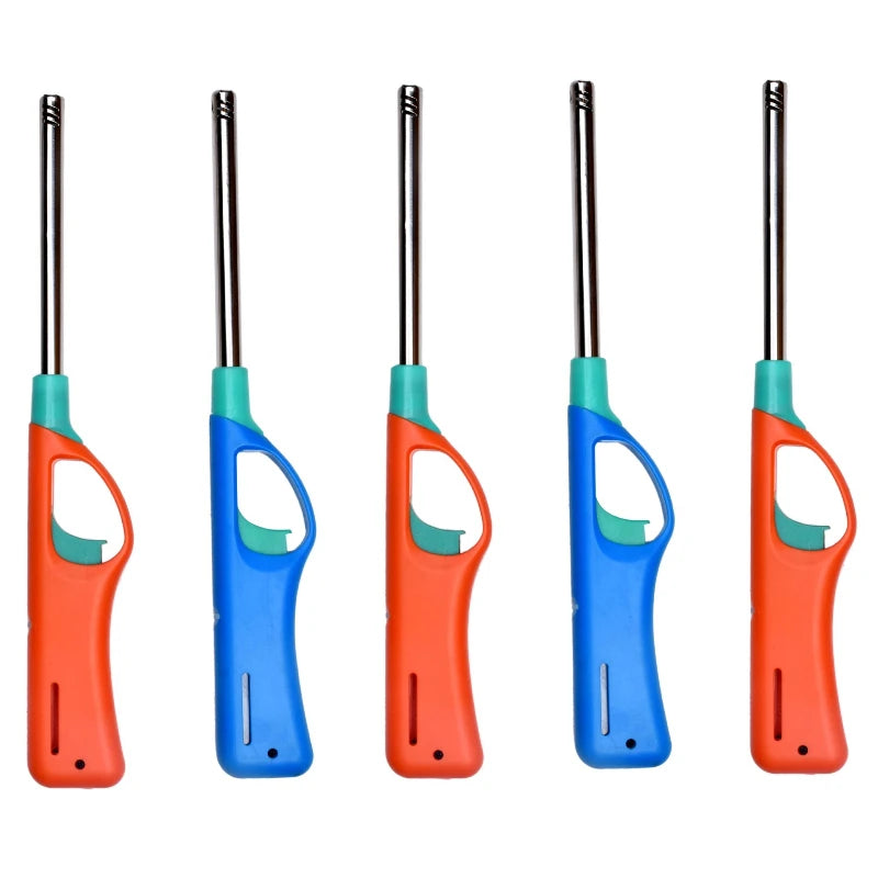 The Latest Metal Ignition Gun Gas Stove Tool Lighter Open Flame Stick Kitchen Natural Gas Outdoor Barbecue Cigarette Lighter