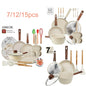 15/12/7pcs POTS And Pans Set, Non-stick Cookware Set, Induction Cookware Non-stick Cooking Set, Including Frying Pan, Pan, Steam