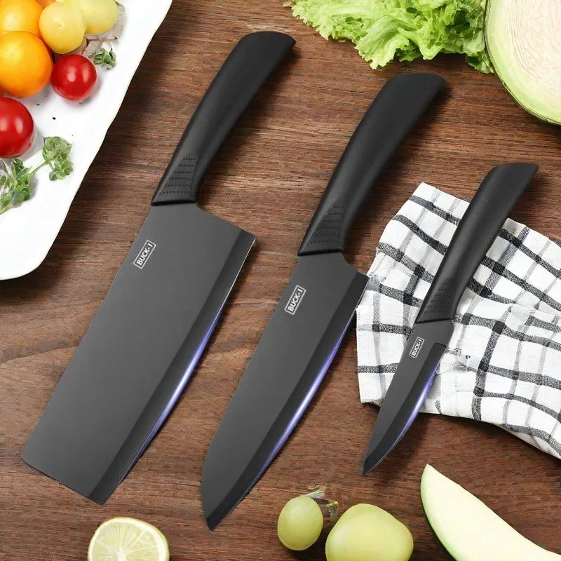 Fruit knife, kitchen knife, household small knife, sharp stainless steel chef's knife for cutting vegetables, meat, and slicing.