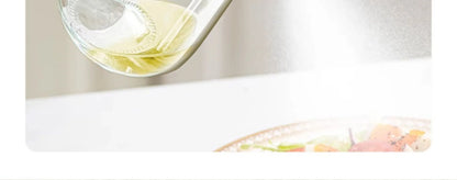 2in1 Oil Spray Bottle 500ml High Borosilicate Glass Cooking Oil Dispensers Olive Oil Sprayer Mister for Air Fryer Salad Baking