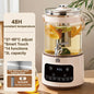 1200W/3L Home Electric Kettle Multifunctional Health Pot Glass Flower Teapot Soup Stew Pot Commercial Faucet Fruit Tea Bucket