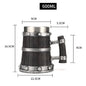 Viking Wood Style Beer Mug 3D Resin Stainless Steel Coffee Cup Wine Glass Metal Double Wall Mug Beer Jug Cup Thermal