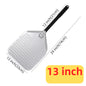 10 12 13 14 Inch Big Pizza Perforated Shovel Paddle Short/Long Handle for Oven Turning Peel Kitchen Utensils Pizza Baking Tools