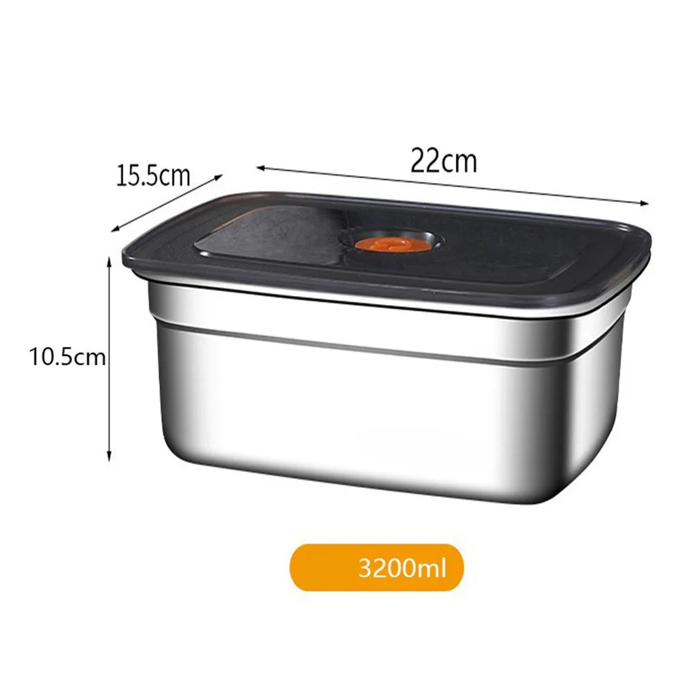 Stainless Steel Camping Lunch Box – Leak-Proof, Freezer & Microwave Safe Bento Container