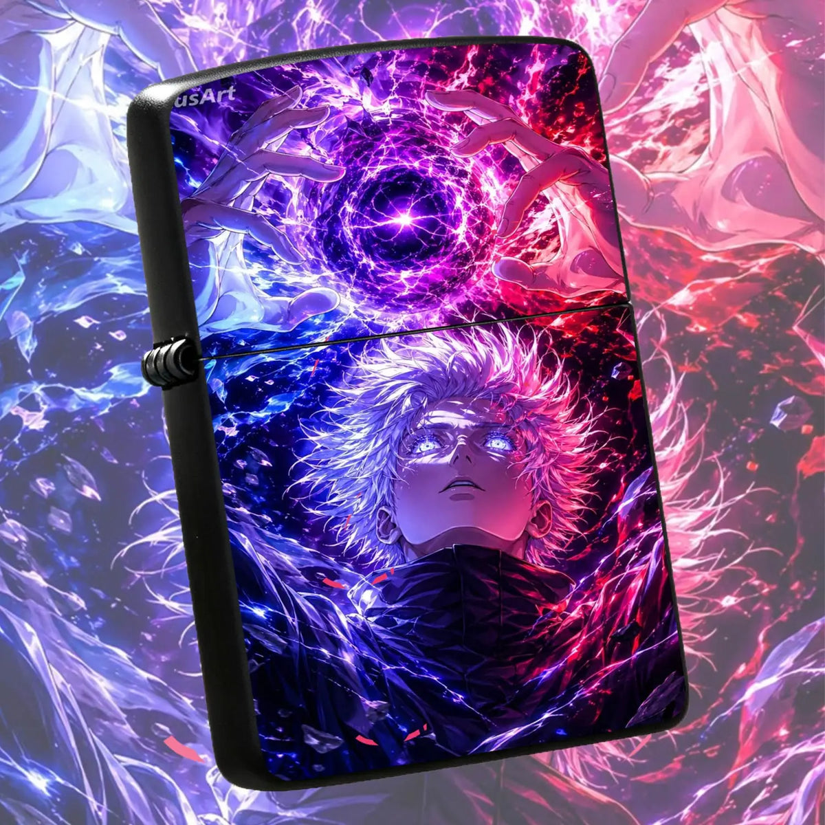 Trendy Anime Jujutsu World Satoru Gojo Cool Special Effect Portable Igniter, Popular 2D Peripheral Item With Stunning Aura, Suitable For All Daily Scenarios, Perfect Thoughtful Gift For Anime Fans And Friends A Humorous And I