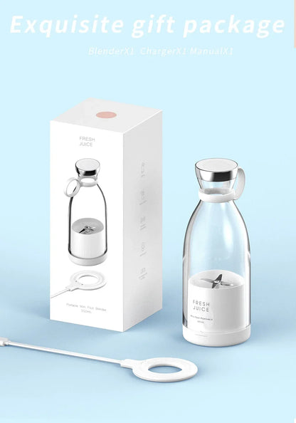 Portable Mini Blender Electric Juicer Fruit Smoothies Mixer Usb Magnetic Charging Multifunctional Juice Maker Machine Blender