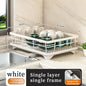 Dish Drying Rack Kitchen Adjustable Stainless Steel Cutting Board Organizer Dish Bowl Drainer Storage Rack Kitchen Utensils