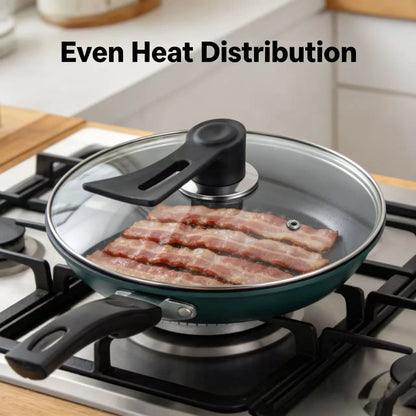Crystal diamond upgrade non-stick frying pan frying pan supplementary food fried eggs lampblack gas stove induction cooker unive