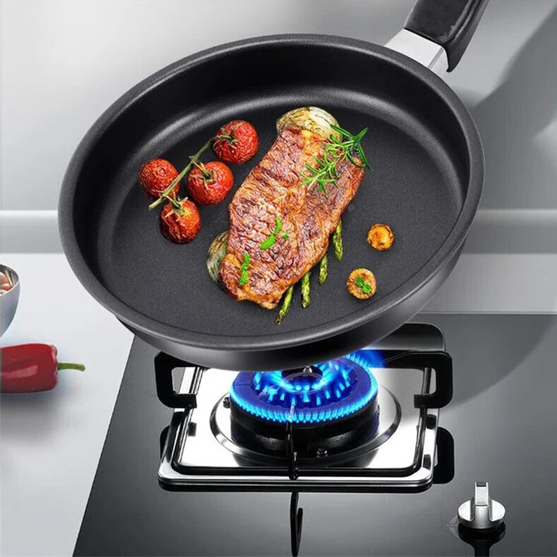 Home Kitchen Non Stick Frying Pan, Steak Pancake, Fried Egg, Breakfast Cooking, Induction Cooker, Gas Universal Frying Pan