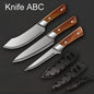 WXCOO Kitchen Knife Japanese Meat Cutting Knife Cleaver Butcher Knife Pork Boning Knife Shaving Knives with Cover