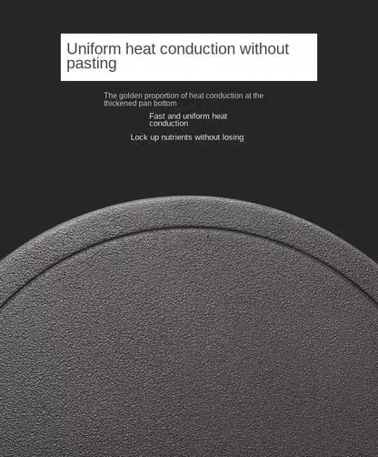 26cm Cast Iron Frying Pan, Uncoated Non-stick Crepe Maker Steak Pot for Gas Induction Cooker Kitchen