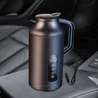 1.5L Kettle Boiler Large Capacity High Power Good Insulation 12V 24V Universal for Outdoor Camping Home Use Truck Road Trip