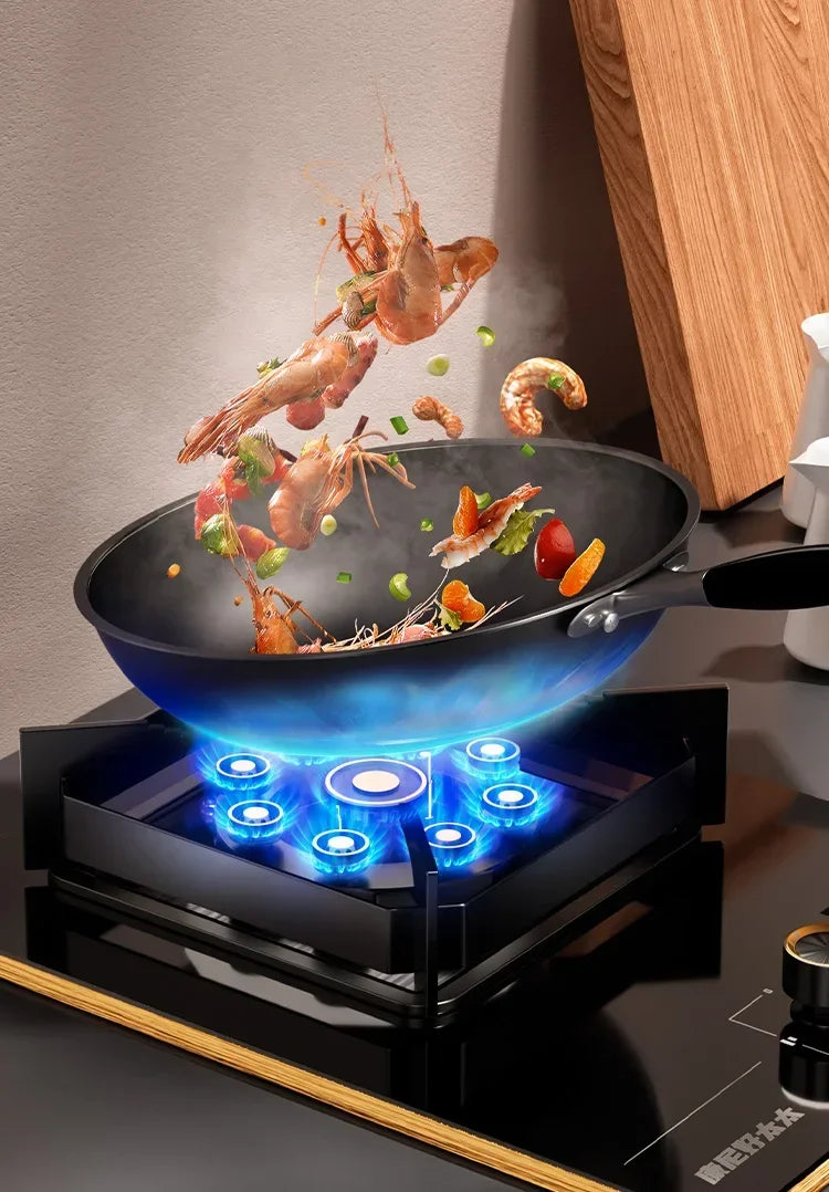 New for home kitchens Large Flame Single Burner Gas Stove for Natural LPG, with Cooktop gas cooker
