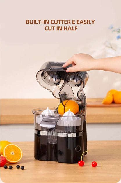 Double-head Electric Juicer Food Blender Automatic Slag Juice Separation Household Juice Squeezer Mixer